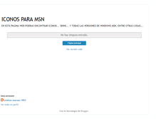 Tablet Screenshot of iconosparamsn.blogspot.com