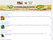 Tablet Screenshot of opoderdasplantasquecura.blogspot.com