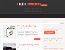 Tablet Screenshot of freedownlinks.blogspot.com
