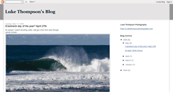 Desktop Screenshot of lukethompsonsblog.blogspot.com