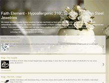 Tablet Screenshot of faithelement.blogspot.com