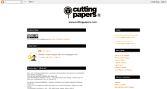 Desktop Screenshot of cuttingpapers.blogspot.com
