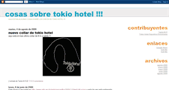 Desktop Screenshot of cosassobretokiohotel.blogspot.com