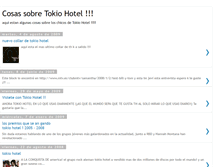 Tablet Screenshot of cosassobretokiohotel.blogspot.com