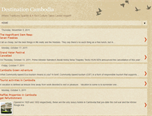 Tablet Screenshot of destination-cambodia.blogspot.com