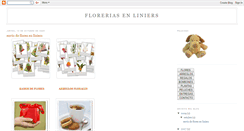 Desktop Screenshot of floreriasenliniers.blogspot.com