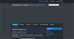 Desktop Screenshot of kopyalayanayapistir.blogspot.com