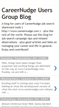 Mobile Screenshot of careernudgeusers.blogspot.com