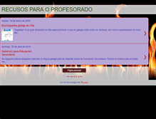 Tablet Screenshot of endl-recursosprofes.blogspot.com