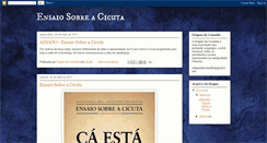 Desktop Screenshot of ensaiosobreacicuta.blogspot.com