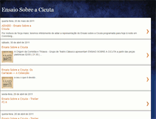 Tablet Screenshot of ensaiosobreacicuta.blogspot.com