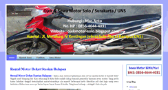 Desktop Screenshot of ojekmotor-solo.blogspot.com
