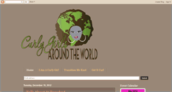 Desktop Screenshot of curlygirlsaroundtheworld.blogspot.com