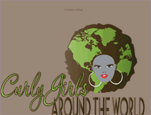 Tablet Screenshot of curlygirlsaroundtheworld.blogspot.com