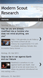 Mobile Screenshot of modernscoutresearch.blogspot.com