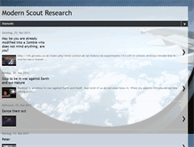 Tablet Screenshot of modernscoutresearch.blogspot.com