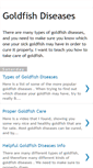 Mobile Screenshot of goldfishdiseases.blogspot.com