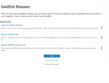 Tablet Screenshot of goldfishdiseases.blogspot.com