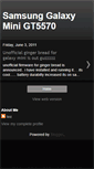 Mobile Screenshot of galaxyminigts5570.blogspot.com