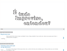 Tablet Screenshot of etudoimprovisoentendeu.blogspot.com