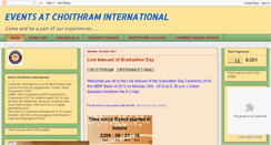 Desktop Screenshot of choithraminternationalevents.blogspot.com