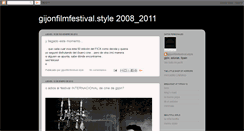 Desktop Screenshot of gijonfilmfestivalstyle.blogspot.com