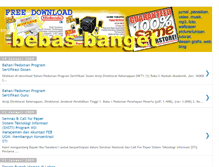 Tablet Screenshot of bebasbanget.blogspot.com