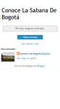 Mobile Screenshot of conocelasabanadebogota.blogspot.com