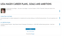 Tablet Screenshot of lesahagencareer.blogspot.com