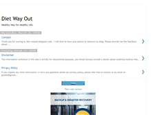 Tablet Screenshot of diet-wayout.blogspot.com