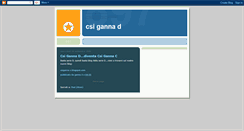 Desktop Screenshot of csiganna-d.blogspot.com