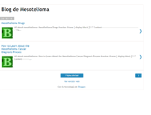 Tablet Screenshot of mesotelioma-blog.blogspot.com