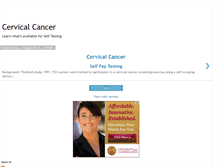 Tablet Screenshot of cervical-selfpap.blogspot.com