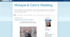 Desktop Screenshot of mckayleandcolin.blogspot.com