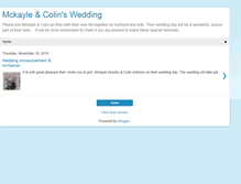 Tablet Screenshot of mckayleandcolin.blogspot.com
