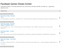 Tablet Screenshot of fbgamescheats.blogspot.com