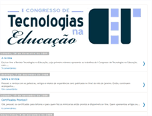 Tablet Screenshot of congresso-tec-educacao.blogspot.com