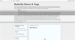 Desktop Screenshot of butterflydanceyoga.blogspot.com