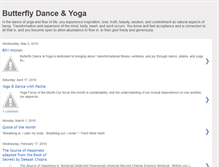 Tablet Screenshot of butterflydanceyoga.blogspot.com