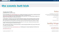 Desktop Screenshot of cosmicbuttkick.blogspot.com