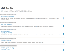 Tablet Screenshot of mdsresults.blogspot.com