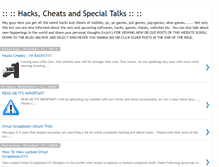 Tablet Screenshot of hacks-cheats.blogspot.com