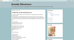 Desktop Screenshot of annettestevenson.blogspot.com