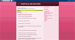 Desktop Screenshot of hospitalanddoctors.blogspot.com