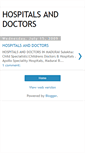 Mobile Screenshot of hospitalanddoctors.blogspot.com