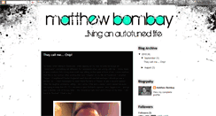 Desktop Screenshot of matthewrbombay.blogspot.com