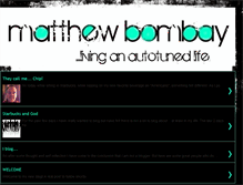 Tablet Screenshot of matthewrbombay.blogspot.com