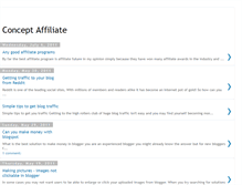 Tablet Screenshot of concept-affiliate.blogspot.com