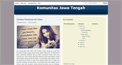 Desktop Screenshot of komunitasjateng.blogspot.com