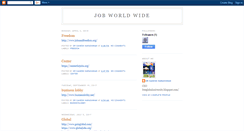 Desktop Screenshot of jobworldwide.blogspot.com